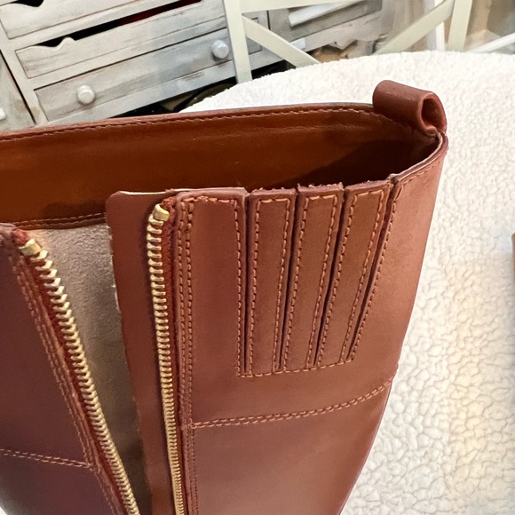 New Michael Kors Brown Preston Tall Riding Boots NEW 6M - Picture 11 of 13